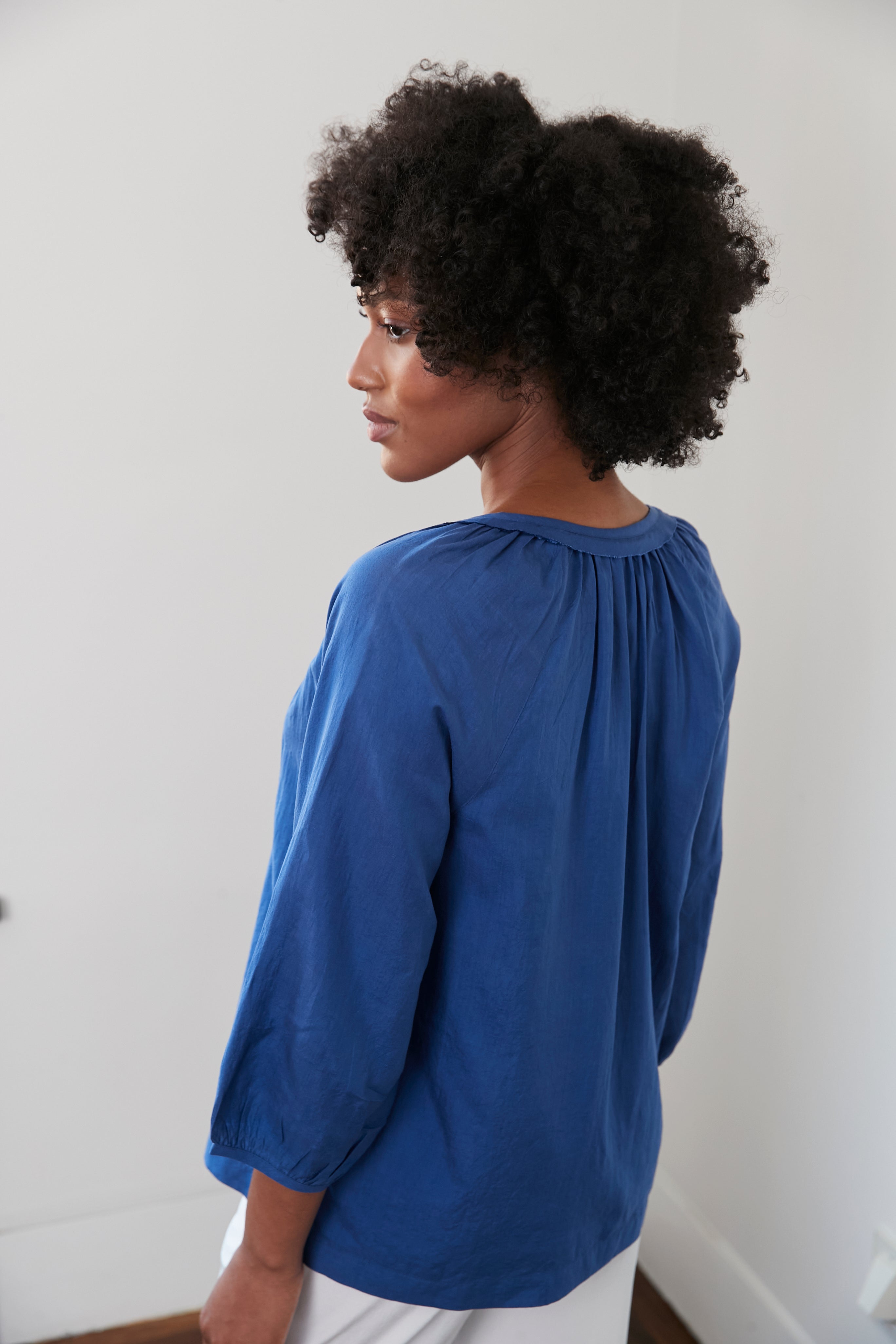 Raglan Sleeve Poet Blouse in 100% Cotton (Blouse Only)