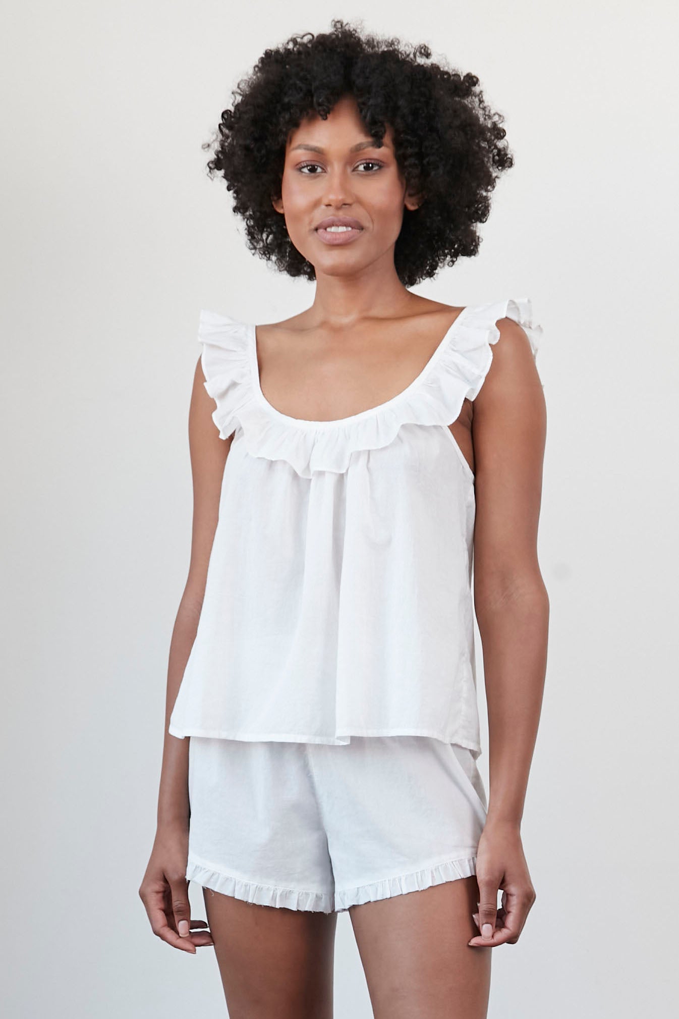 Original Dream Cotton Voile Ruffle Short