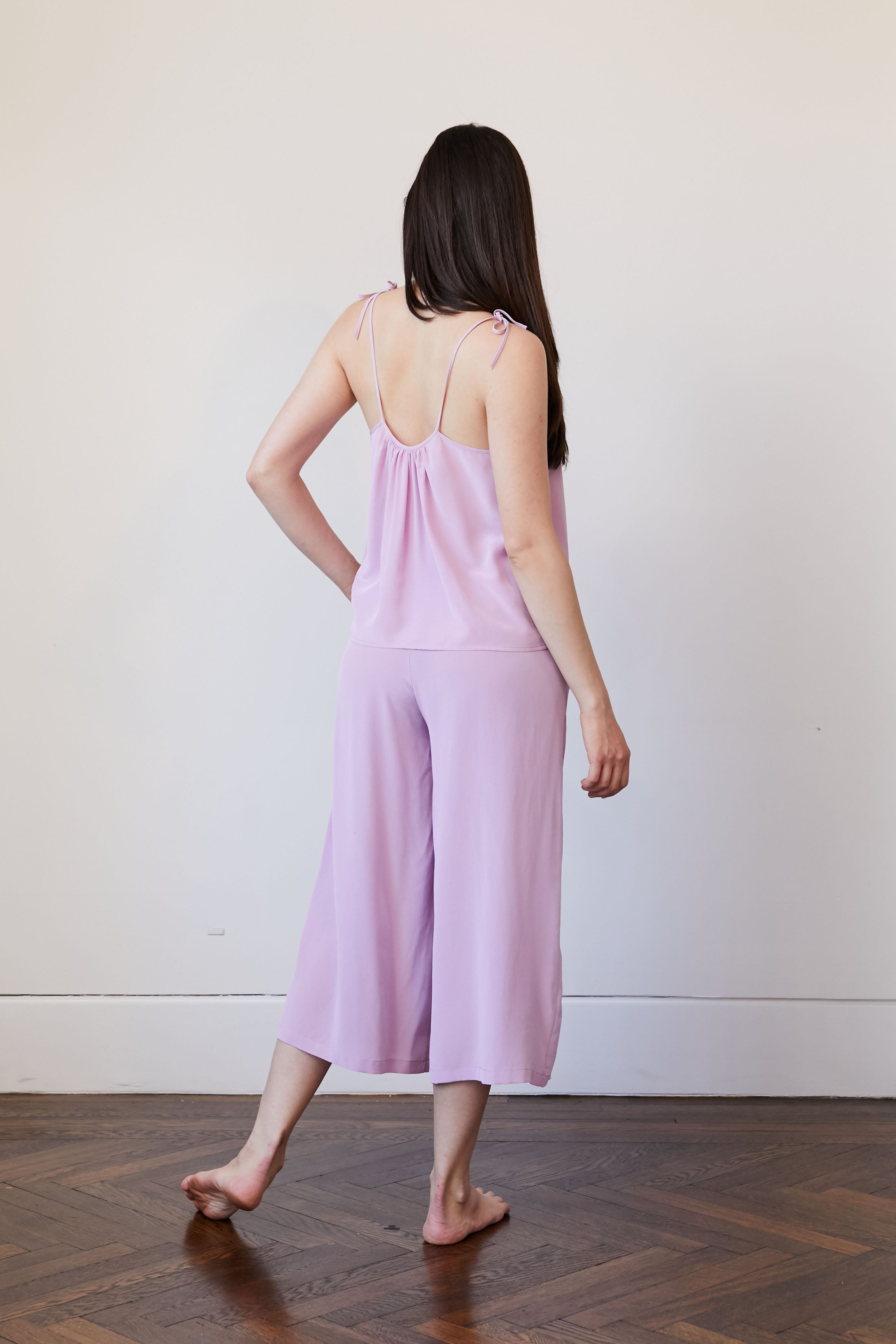 Original Dream Wide Leg Crop Pant Lavender