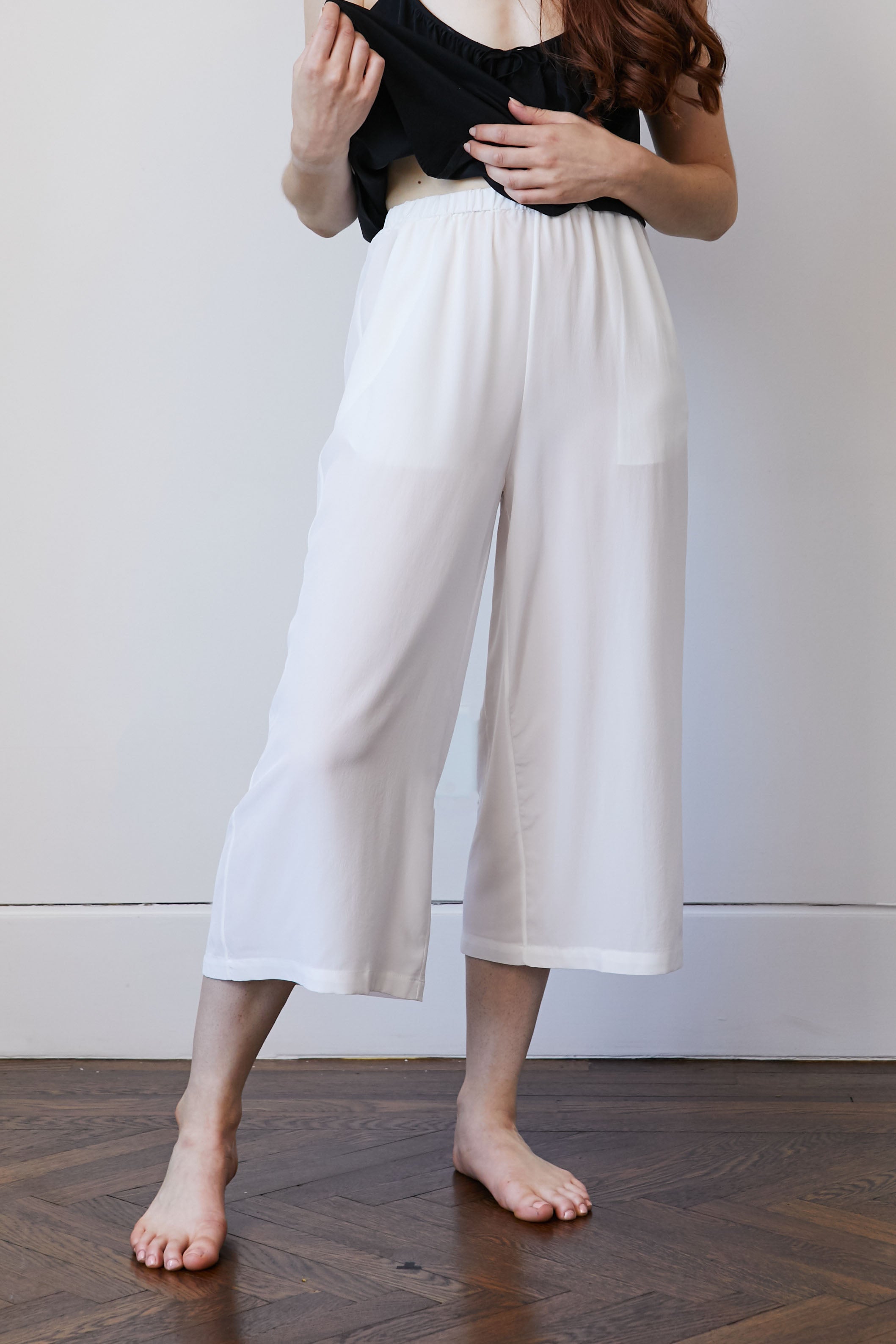 Original Dream Wide Leg Crop Pant White