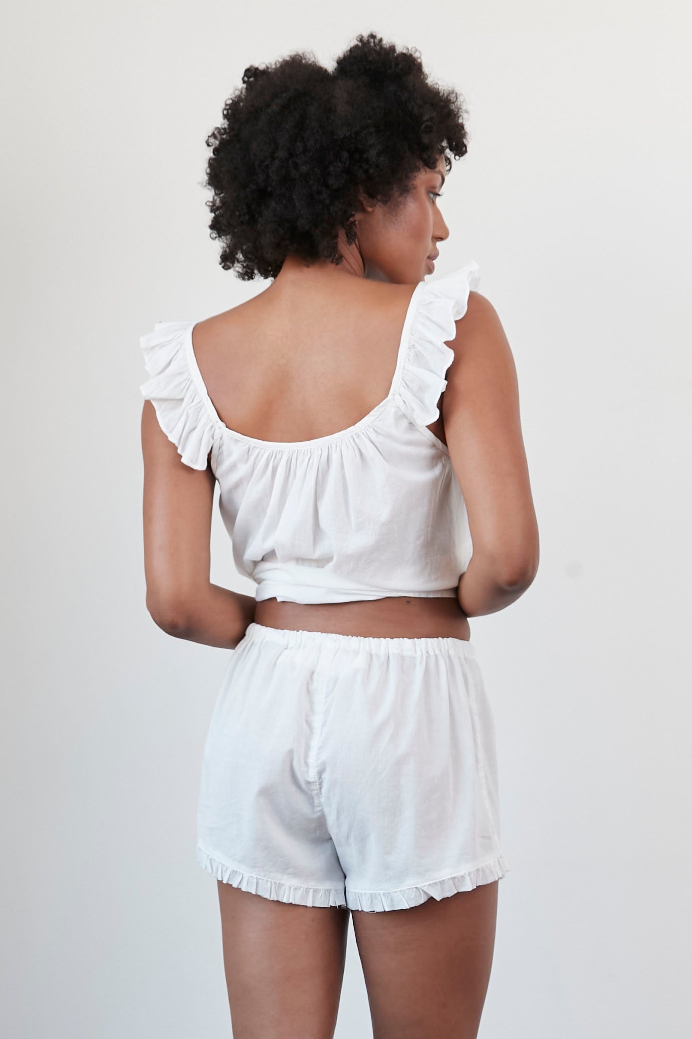 Original Dream Cotton Voile Ruffle Short